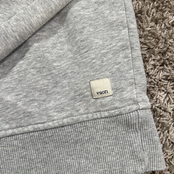 Vuori Restore Half Zip heather grey size XS - Picture 2 of 12